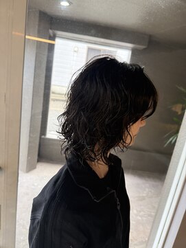 ミディアムレイヤー　パーマ　ミディアムレイヤーパーマ