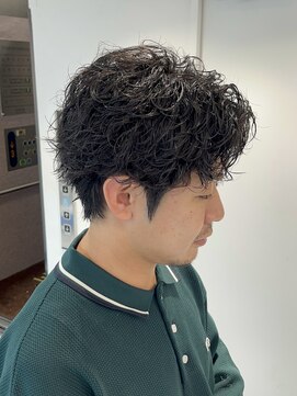 オーシャントーキョー(OCEAN TOKYO) 波巻きパーマメンズツイストスパイラルパーマツーブロック