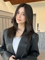 ローレンアオ(LOREN AO)&nbsp;着物ヘア/大人ガーリー/ダークアッシュ/似合わせカット/矢場町