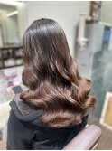 韓国風パーマデジタルパーマコテ巻き風パーマ