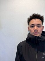 ゴデーレ(GODERE) 束感アップバングで爽やかにキマる大人ショートスタイル