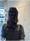 【牧内】ヘアセット/ハーフアップヘア