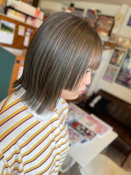 ヘア メイク ココ(hair make coco) 黄色味を抑えたカーキグレージュ★