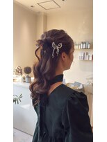 メイン(『　　』main)&nbsp;お呼ばれヘアセット「ハーフアップ」
