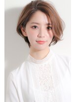 グランマッシュ(GRANMASH)&nbsp;【GRANNMASH】大人可愛い爽やかショートボブ・ミルキーベージュ