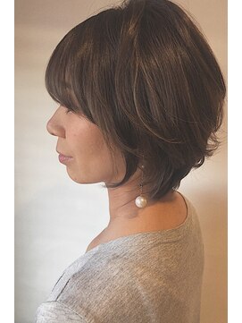 レセ 南柏店(Laissez) 大人可愛い ひし形小顔ショート/丸みシルエット【レセ南柏店】