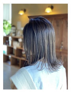 リアンヘアデザイン(Lian hair design) 切りぱなし透け感カラー