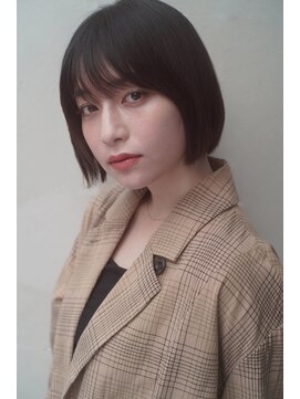 レジュアル(RESSUAL) 大人可愛い20代30代40代小顔ワンサイドショートボブ丸み前下がり