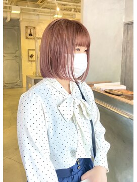 ロジェ(loje) 【loje】pink beige*大人ガーリーボブ