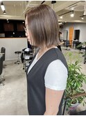【NEU×石田】パラっと切りっぱなしボブ♪
