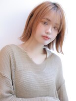 アグ ヘアー ラクエ 二戸店(Agu hair laque) 《Agu hair》長めバングでつくるタッセルボブ