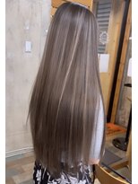 ヘアカロン(Hair CALON) グレージュハイライトカラー髪質改善トリートメントケアブリーチ