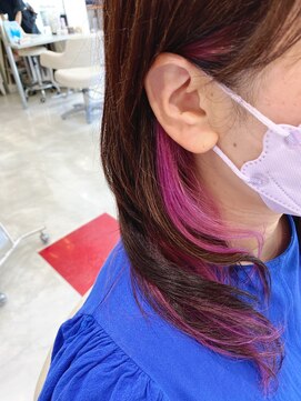エフエフヘアー(ff hair) back style☆イヤリングカラーvol.830