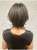 ネオウルフ×コントラストハイライト　ウルフカット