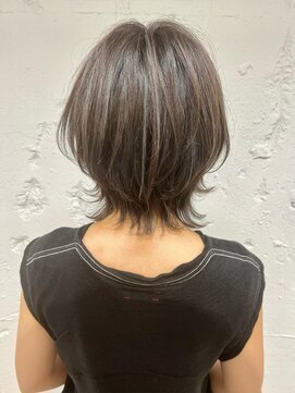 ダブルトーキョー シブヤ(W-TOKYO SHIBUYA) ネオウルフ×コントラストハイライト　ウルフカット