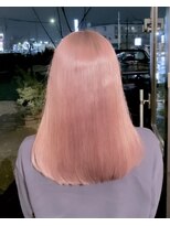 ルプラ ガーデン(le-pla garden)&nbsp;ミディアムボブ#ピンクベージュ#ダブルカラー#豊橋#豊川#田原