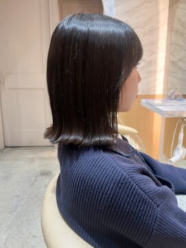 ロンド エスポワール 錦糸町(Lond espoir) 【北澤華】小顔シースルー前髪黒髪ボブルフ