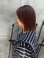 ラナイ ヘア メイク スペース(Lanai hair make space) bob x red color