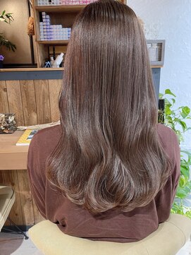 ソピ 名古屋名駅(sopi by invitation) “NARUOKA”マロンブラウン/ダブルカラー/透明感カラー