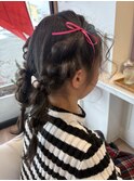 キッズヘアアレンジ