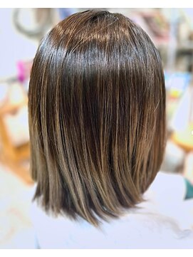 ラピッシュ 二和向台店 グラデーションカラー×ボブスタイル