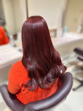 ロンドルピナス 小倉(Lond Lupinus) ブルーブラック/ワイドバング/美髪のススメ/外ハネボブ/北九州