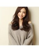 大人可愛い似合わせカットうるツヤ前髪艶感ナチュラルカール美髪