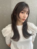 ロンドフルール 大宮東口(Lond fleur) ミニウルフレイヤーカット顔周り前髪韓国ミディアムロング/大宮
