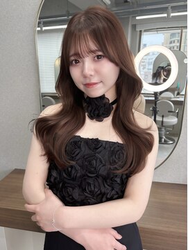 ボタン ハカタ(VOTAN hakata) 【votan坂本早苗】レイヤーカット/ブラウンカラー/前髪/顔周り