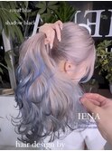 デザインカラーケアブリーチダブルカラー水色カラーペールブルー