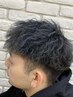 メンズカット+ツイストスパイラルパーマ+眉毛カット+プレtr¥14540→