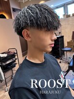 ルースト 原宿店(ROOST)&nbsp;パイルツイスト＋ホワイトハイライト