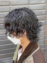 アーバンスタジオトウキョウ 下北沢店(URBAN STUDIO TOKYO)&nbsp;波巻きパーマサーフカールミディアムウルフ　下北沢/メンズ