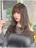 【稲永麻衣】レイヤーカット+顔まわり+ダブルカラー+韓国ヘア