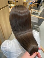 エテレ(etele)&nbsp;質感再整カラー×オリーブグレージュ