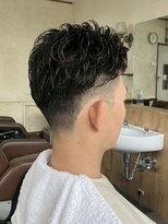 石賀理容所&nbsp;ビジネスマンパーマスタイル