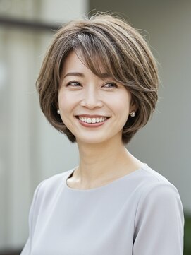 レヴィア(REVIA) 白髪ぼかしハイライトブリーチミルクティーベージュ