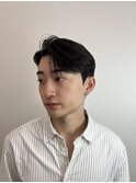 ダウンパーマ　ニュアンスパーマ　センターパート