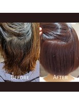 レリィ 塚口(lelie)&nbsp;縮毛矯正×グレイカラー