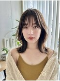 大人可愛いくびれミディアムヘア &nbsp;
