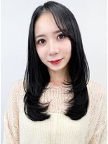 ニーズ(Needs)&nbsp;ロングレイヤー◎ハッシュカットレイヤーカット暗髪大人