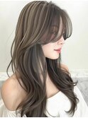 オリーブグレージュアッシュ韓国巻きヨシンモリA11越谷20代30代