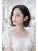 イメチェン/ピンクベージュ/アンブレラカラー/前髪/千葉駅