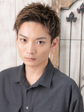 トニーアンドガイメン ホテル京阪仙台店(TONI&GUY MEN) 20代30代アップバング束感ビジカジ刈り上げメンズショートk仙台