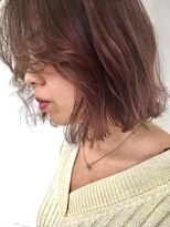 チャンス(CHANCE) ピンクベージュ ボブ