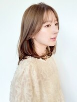 ファナ ブルーム(fha-na bloom)&nbsp;☆ 韓国風 ミディアムレイヤー シースルーバング☆イメチェン