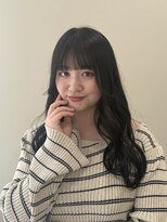 ユニバイリサ 天神大名店(uni by risa) グラデーションカラー 髪質改善トリートメント 顔周りカット