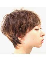 ヘア デザイン リスク(HAIR DESIGN RISK) 【RISK 高橋勇太】くせ毛を生かした束感ニュアンスショート