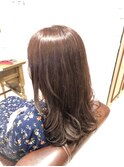【リアルサロンワーク】ピンクブラウン×ロングレイヤー