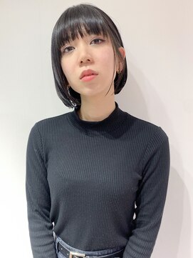 アッシュ 祐天寺店(Ash) 小顔、小頭のミニボブ